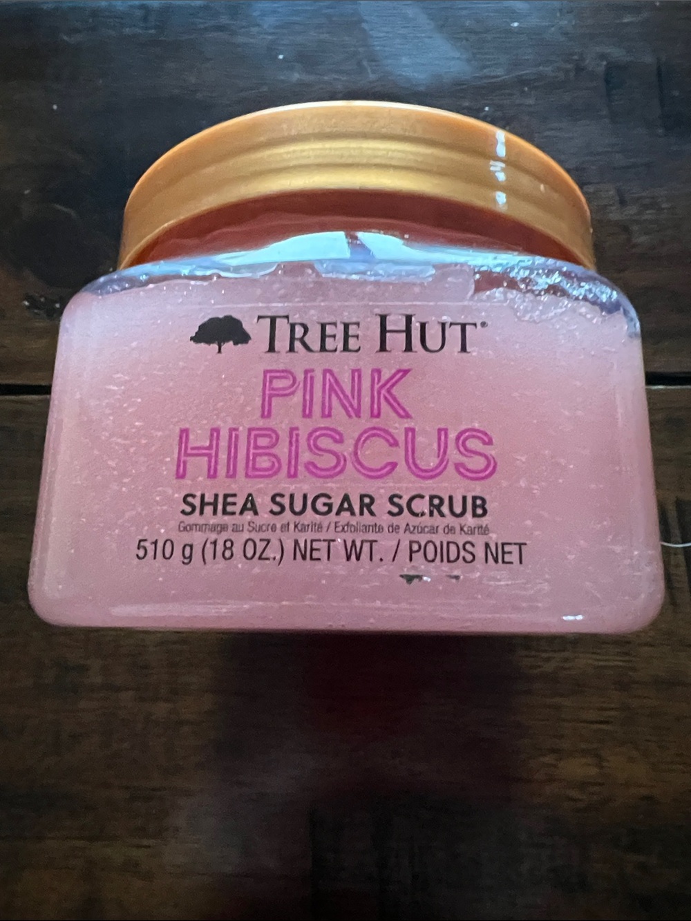 Tree Hut Pink Hibiscus Shea Sugar Scrub - Pink Exfoliating Body Scrub